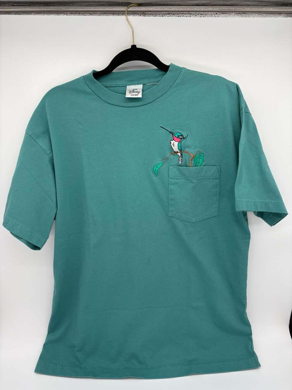 Vintage 90s Disney Store Flit Hummingbird Pocket Tee